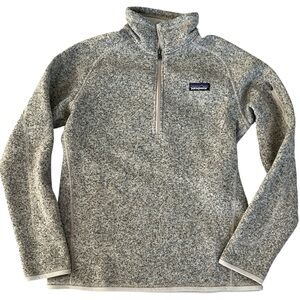 Patagonia Better Sweater Quarter Zip Pullover Women Med STY25617FA18 Cozy Fleece